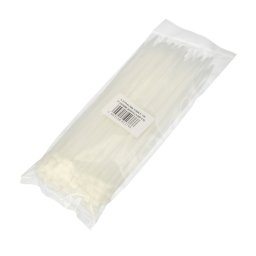 Coliere Plastic (250 X 5 Mm, 100 Buc/Punga) Culoare Alba