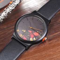 Ceas dama decorat cu flori