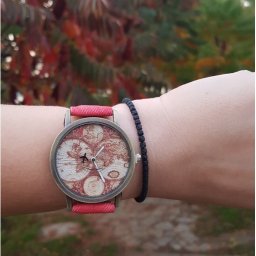 Ceas harta lumii model vintage