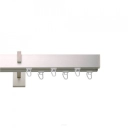 Galerie tripla Square line Capacel teava crom mat