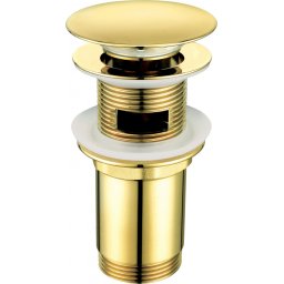 Sifon Gold Click-Clack finisaj auriu forma rotunda NHC_Z10U
