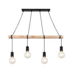 Lustră pe cablu PABLO 4xE27/40W/230V Rabalux 3980