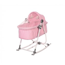 Patut leagan pentru nou nascut 2 in 1 Alicante Pink Lorelli