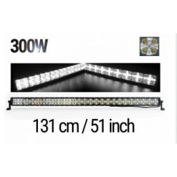 LEDBAR 131CM 300W cu DRL-ALB