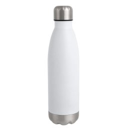 Termos cu perete dublu, 21MAR2700, 500 ml, Ø 7x26 cm, Everestus, Otel, Alb, Argintiu