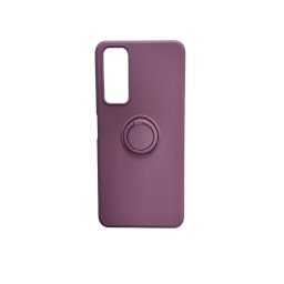 Husa Telefon Silicon Huawei P Smart 2021 Liquid Purple Ring