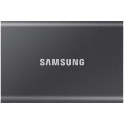 SSD extern Samsung T7 portabil, 2TB, USB 3.2, Titan Grey
