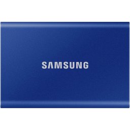 SSD extern Samsung T7 portabil, 2TB, USB 3.2, Indigo Blue