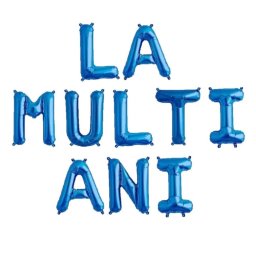 Set baloane folie La multi Ani albastru 40Cm