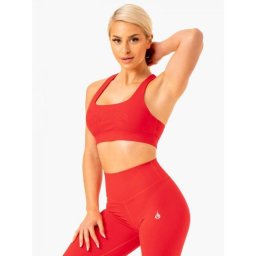 Ryderwear Knockout Racer Back Sports Bra Red XL