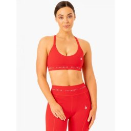 Ryderwear Reflex Cross Over Sports Bra Red - XL
