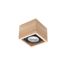 Plafonieră QUATRO 1xGU10/40W/230V lemn