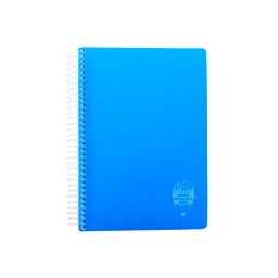 Caiet A5 cu spira, 144 file, velin, coperta PP, Atinge Excelenta, Daco