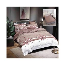 Lenjerie De Pat Finet P28, textil 70% BBC, 6 piese, pentru 2 persoane, multicolor