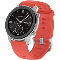 Ceas Smartwatch Amazfit GTR, 42mm, Bluetooth, Coral Red