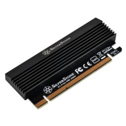 Adaptor Silverstone ECM23 de la port M.2 la PCI Express x4, radiator inclus