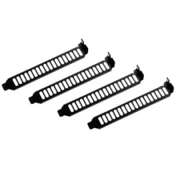 Set brackets PCI Silverstone AEROSLOTS, culoare neagra, SST-AEROSLOTS-BP