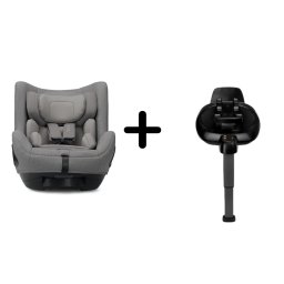 Set Scaun auto rotativ i-Size TODL next Frost, 40-105 cm + Baza isofix BASE next i-Size pentru TODL next