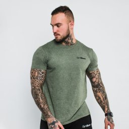 GymBeam Men‘s Basic T-Shirt Heather Military XL