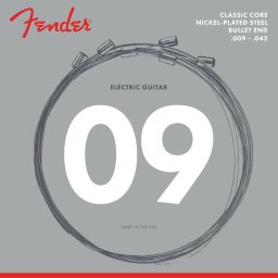 Fender Classic Core Electric Guitar Strings Nickel-Plated Steel Bullet Ends