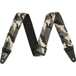 Fender 2 Camo Strap Woodland-Camo