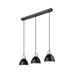 Lustră pe cablu NICO 3xE27/60W/230V neagră
