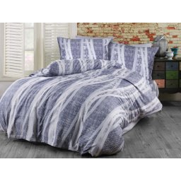 Satin Lenjerie de pat GEMMA GREY/200x220 EXCLUSIVE