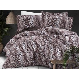 Satin Lenjerie de pat LEOPAR/200x220 EXCLUSIVE
