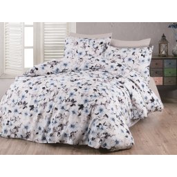 Satin Lenjerie de pat VIOLA GREY/200x220 EXCLUSIVE