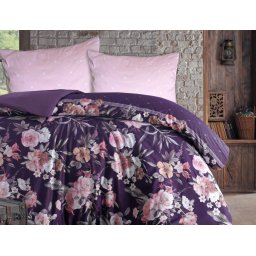 Satin Lenjerie de pat PERA/200x220 EXCLUSIVE