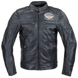 Geaca moto barbati piele W-Tec Black Hart Wing