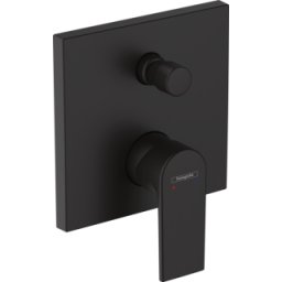 Baterie cada dus Hansgrohe Vernis Shape montaj incastrat negru mat