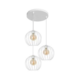 Lustră pe cablu MERCURE 3xE27/15W/230V albă