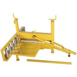 Ghilotina pentru taiat BCA si calcar ORIT , masa cu role lungime 95 cm si latime 19.5 cm , cod 6500SLC