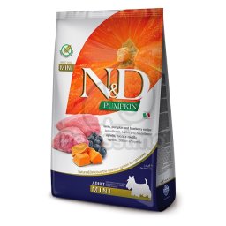 N&D Pumpkin Dog Adult Mini Lamb & Blueberry 2,5 kg