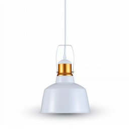 CORP SUSPENDAT PENTRU ILUMINAT MAX 60W IP20 ALUMINIU, ALB