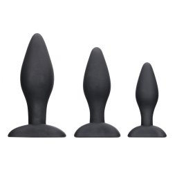 Ouch! Apex Butt Plug Set Black