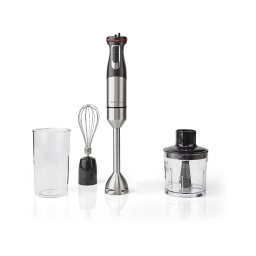 Mixer vertical 4 în 1 Nedis KAHB400CAL 800W/230V oțel inoxidabil