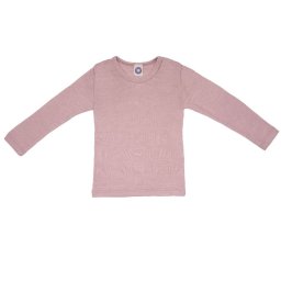 Bluza Cosilana lână merinos si mătase - Rose Melange