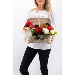 Aranjament floral - Valiza cu Flori - Mare