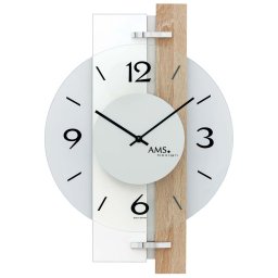 Ceas de perete AMS 9557 modern - Serie: AMS Design