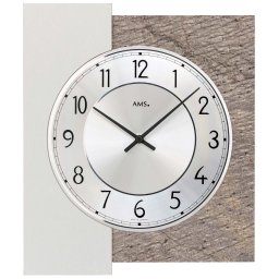 Ceas de perete AMS 9580 modern - Serie: AMS Design