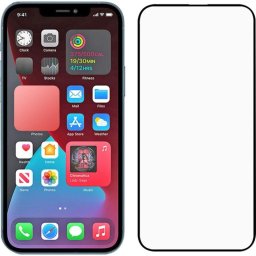 Folie Sticla Tempered Glass iPhone 13 / 13 Pro 6.1 2.5D Full Glue Fullcover Black