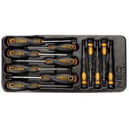 Set surubelnite combinate, pentru dulap mobil, 12 piese, NEO
