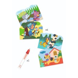 Djeco Set pictura cu apa, Joaca in natura