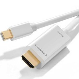 Cablu Mini DisplayPort - HDMI UGREEN 4K 1,5m (alb)