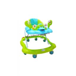 Premergator cu roți din silicon Baby Care Aqua