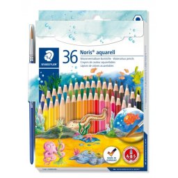 Creioane colorate 36 culori Staedtler Noris Aquarell