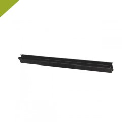 Sina Magnetica Slim Incastrata din Aluminiu Neagra 3m