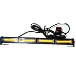 Rampa avertizare luminoasa 4 Led COB 12/24v